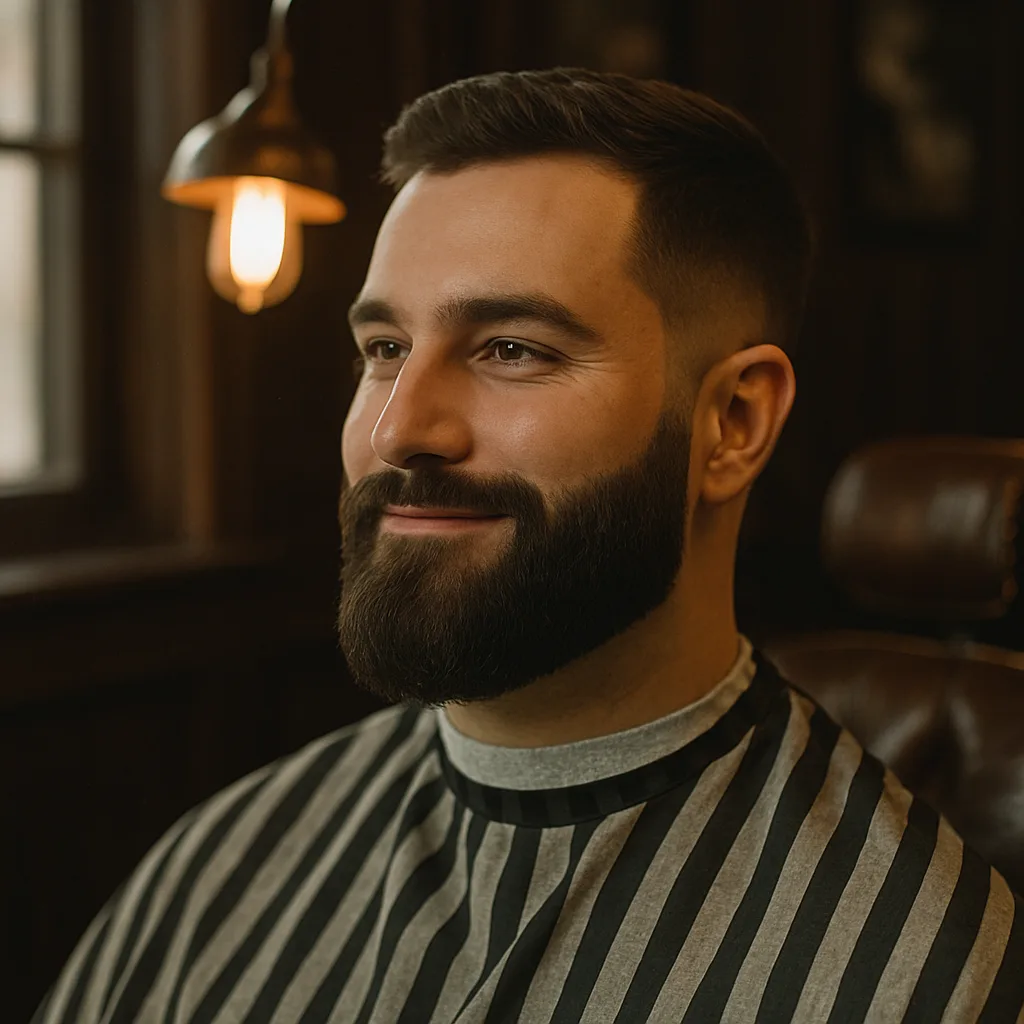 Vers gemodelleerde volle baard